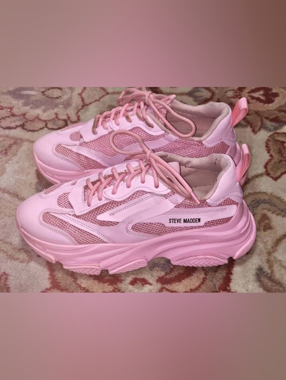 Steve Madden Pink Women's Fashion Sneakers